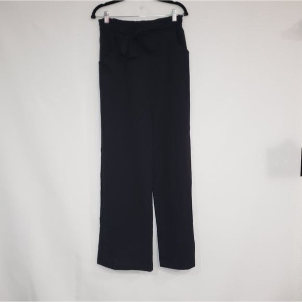 NWT Aqua‎ Tie Waist Pants in black Size Large
